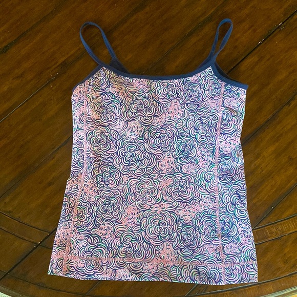 Lilly Pulitzer | Tops | Lilly Pulitzer Athletic Workout Tank Floral ...